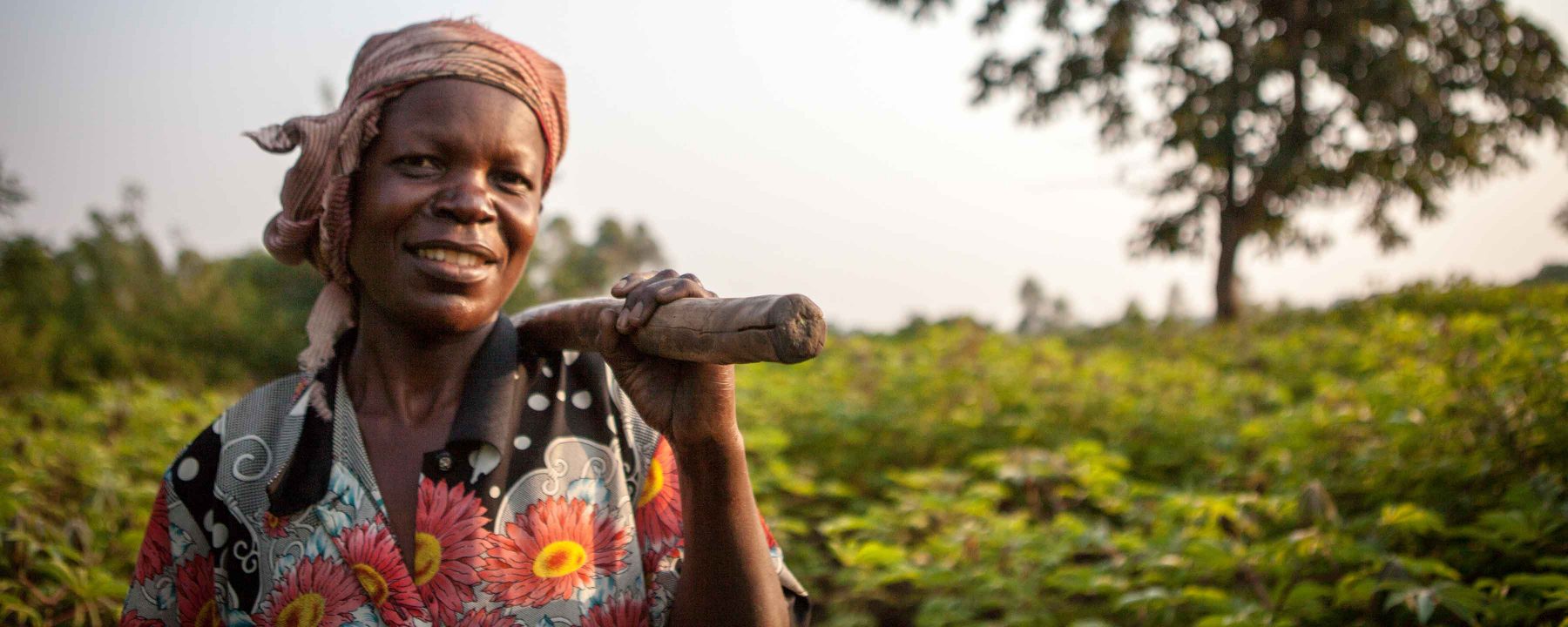 Jane Rose Madoba, who lives in Busia, Uganda, received technical assistance to help improve her production through the USAID Farmer-to-Farmer Program.