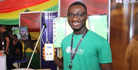 Isaac Sesi, a young agricultural entrepreneur